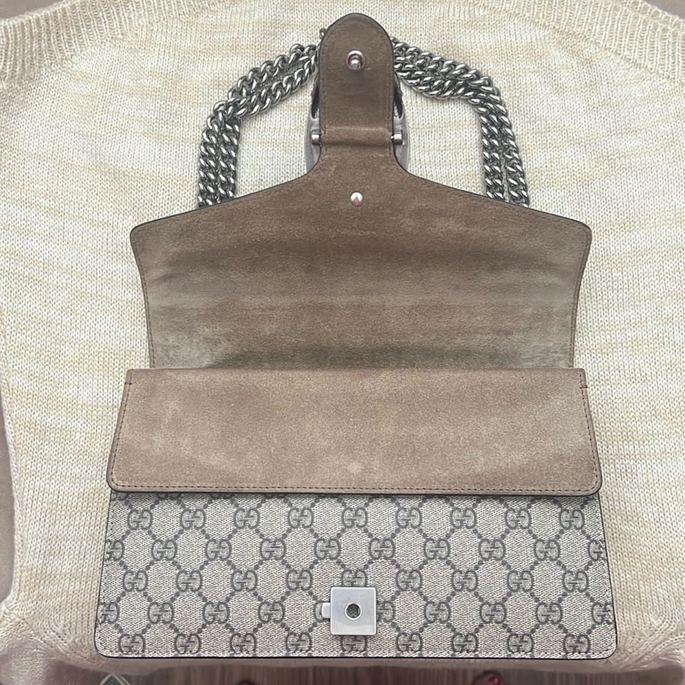 A100- 💯 % authentic Gucci small Dionysus shoulder bag - Picture 11 of 16
